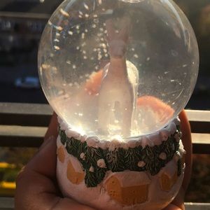 Beautiful snow globe for Christmas holidays